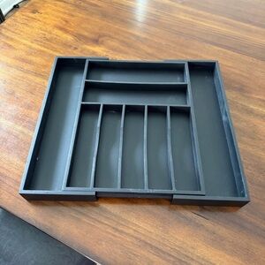 Kitchen drawer silverware organizer